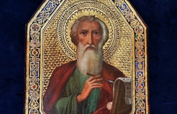 Икона русская антикварная старинная Святой Иоанн Богослов